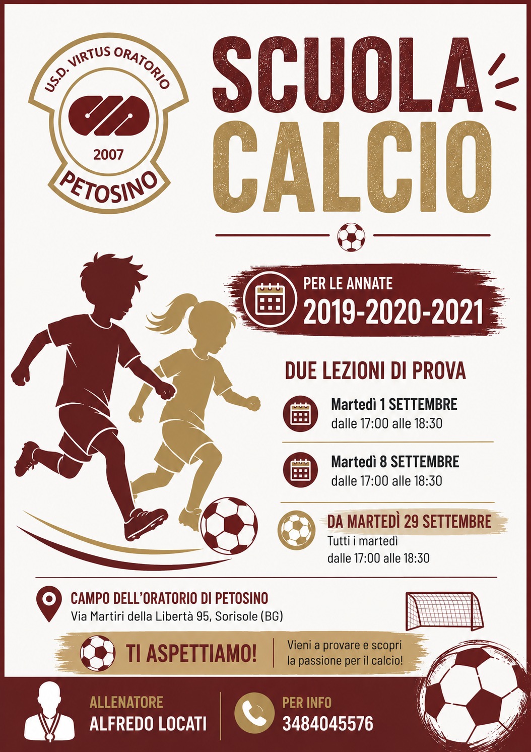 locandina scuolacalcio